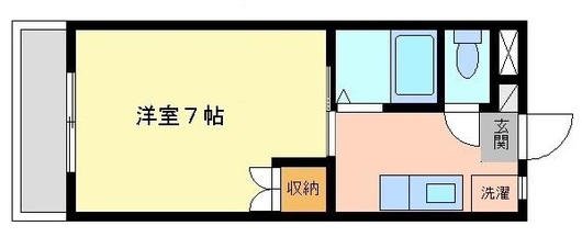 学北マンション（家電付）画像01